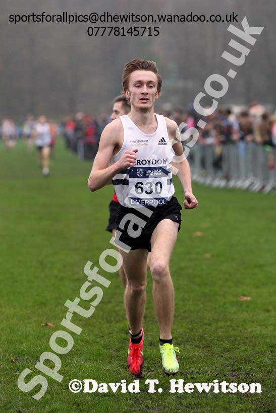 Junior men's European Cross Country Trials, Sefton Park, Liverpool. Photo: David T. Hewitson/Sports for All Pics